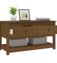 Couchtisch Honigbraun 102x49x55 cm Massivholz Kiefer