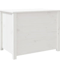 Couchtisch Weiß 71x49x55 cm Massivholz Kiefer