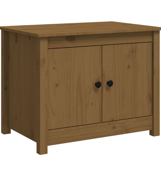 Couchtisch Honigbraun 71x49x55 cm Massivholz Kiefer