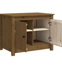 Couchtisch Honigbraun 71x49x55 cm Massivholz Kiefer