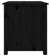 Couchtisch Schwarz 71x49x55 cm Massivholz Kiefer