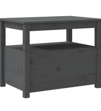 Couchtisch Grau 71x49x55 cm Massivholz Kiefer