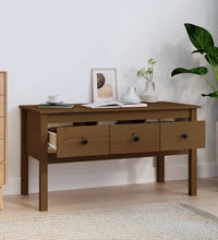 Couchtisch Honigbraun 102x49x55 cm Massivholz Kiefer