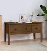 Couchtisch Honigbraun 102x49x55 cm Massivholz Kiefer