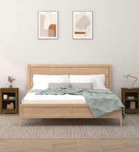 Nachttische 2 Stk. Honigbraun 40x35x55 cm Massivholz Kiefer