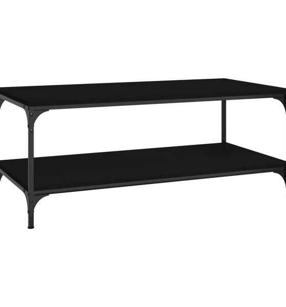 Couchtisch Schwarz 100x50x40 cm Holzwerkstoff