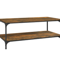 Couchtisch Räuchereiche 100x50x40 cm Holzwerkstoff