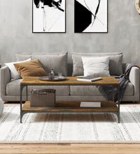Couchtisch Räuchereiche 100x50x40 cm Holzwerkstoff