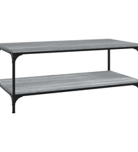 Couchtisch Grau Sonoma 100x50x40 cm Holzwerkstoff