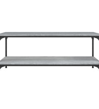 Couchtisch Grau Sonoma 100x50x40 cm Holzwerkstoff