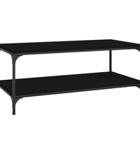 Couchtisch Schwarz 80x50x40 cm Holzwerkstoff