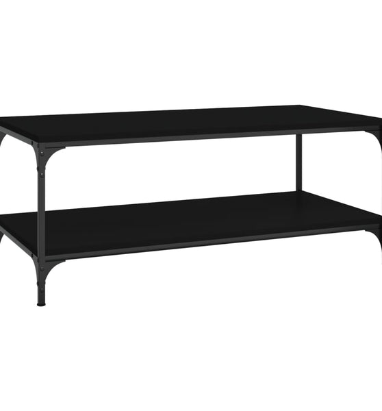 Couchtisch Schwarz 80x50x40 cm Holzwerkstoff