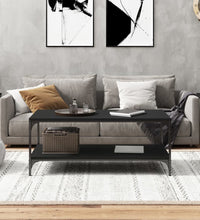 Couchtisch Schwarz 80x50x40 cm Holzwerkstoff