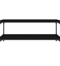 Couchtisch Schwarz 80x50x40 cm Holzwerkstoff