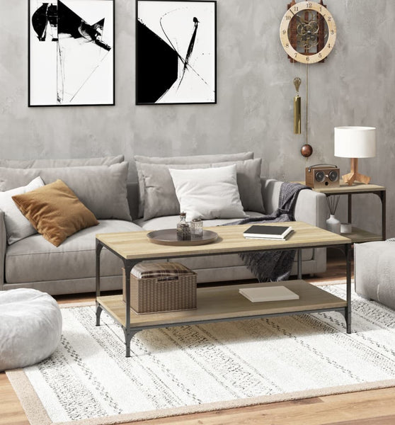 Couchtisch Sonoma-Eiche 80x50x40 cm Holzwerkstoff