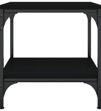 Couchtisch Schwarz 50x50x40 cm Holzwerkstoff