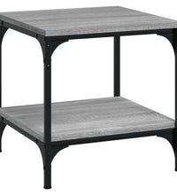 Couchtisch Grau Sonoma 50x50x40 cm Holzwerkstoff