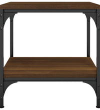 Couchtisch Braun Eichen-Optik 50x50x40 cm Holzwerkstoff