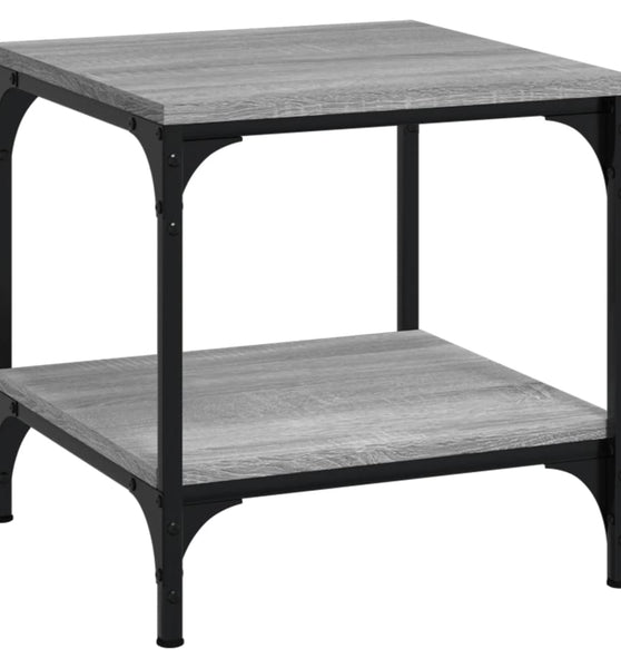 Beistelltisch Grau Sonoma 40x40x40 cm Holzwerkstoff