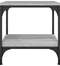 Beistelltisch Grau Sonoma 40x40x40 cm Holzwerkstoff