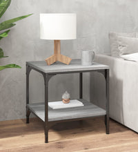 Beistelltisch Grau Sonoma 40x40x40 cm Holzwerkstoff