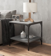 Beistelltische 2 Stk. Grau Sonoma 40x40x40 cm Holzwerkstoff