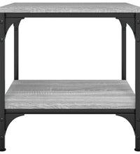 Beistelltische 2 Stk. Grau Sonoma 40x40x40 cm Holzwerkstoff