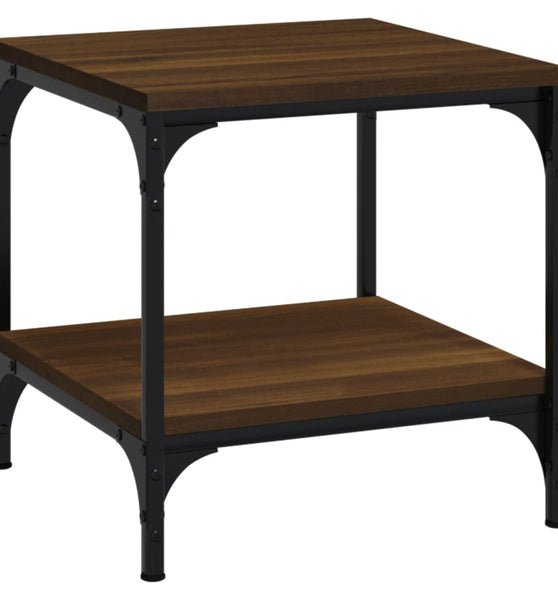 Beistelltisch Braun Eichen-Optik 40x40x40 cm Holzwerkstoff