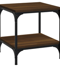 Beistelltische 2 Stk. Braun Eiche 40x40x40 cm Holzwerkstoff