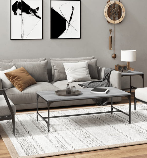 Couchtisch Grau Sonoma 80x50x35 cm Holzwerkstoff
