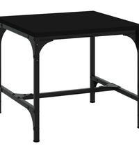 Couchtisch Schwarz 50x50x35 cm Holzwerkstoff