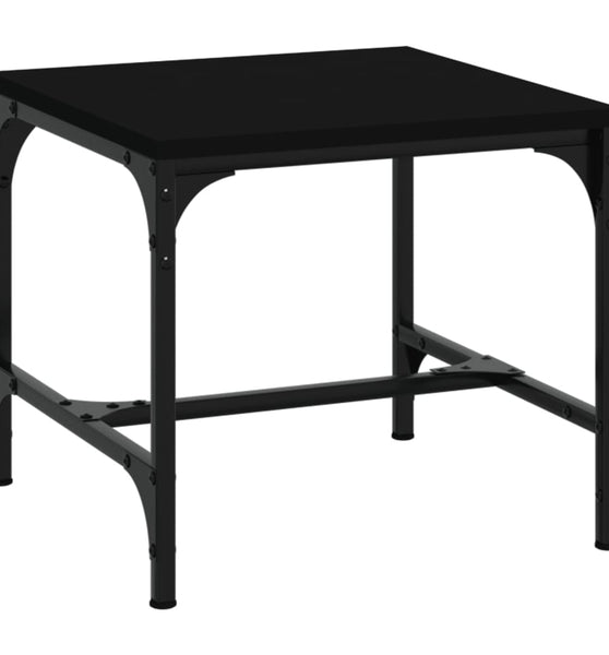 Couchtisch Schwarz 50x50x35 cm Holzwerkstoff