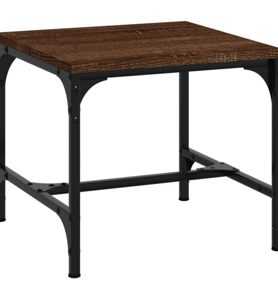 Couchtisch Braun Eichen-Optik 50x50x35 cm Holzwerkstoff