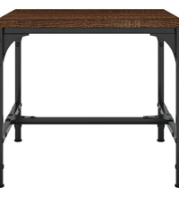 Couchtisch Braun Eichen-Optik 50x50x35 cm Holzwerkstoff
