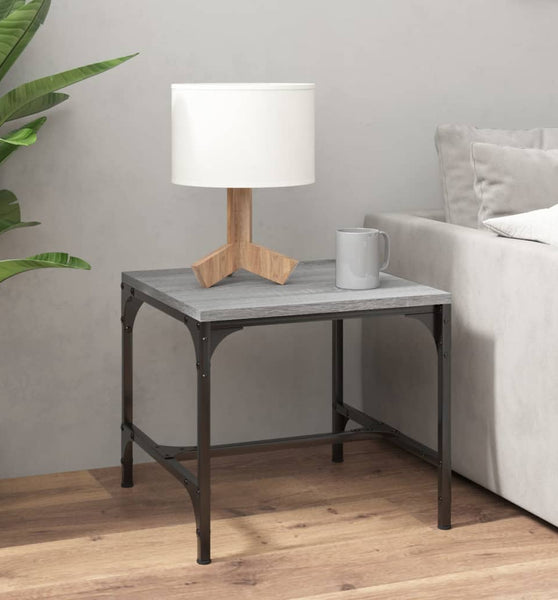Beistelltisch Grau Sonoma 40x40x35 cm Holzwerkstoff