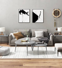Beistelltische 2 Stk. Grau Sonoma 40x40x35 cm Holzwerkstoff