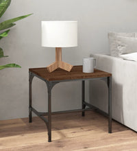 Beistelltische 2 Stk. Braun Eiche 40x40x35 cm Holzwerkstoff