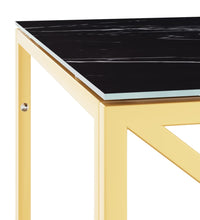 Couchtisch 110x45x45 cm Edelstahl und Glas