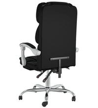 Bürostuhl mit Liegefunktion Schwarz Kunstleder