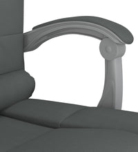Bürostuhl mit Massagefunktion Dunkelgrau Stoff