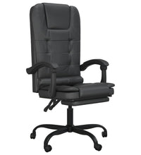 Bürostuhl mit Massagefunktion Schwarz Kunstleder