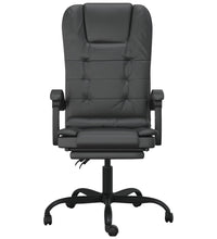 Bürostuhl mit Massagefunktion Schwarz Kunstleder