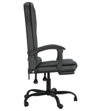 Bürostuhl mit Massagefunktion Schwarz Kunstleder