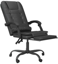 Bürostuhl mit Massagefunktion Schwarz Kunstleder