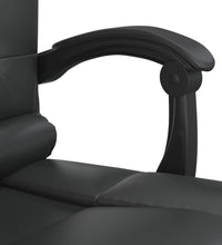 Bürostuhl mit Massagefunktion Schwarz Kunstleder