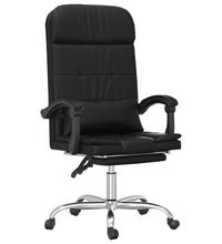 Bürostuhl mit Massagefunktion Schwarz Kunstleder