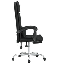 Bürostuhl mit Massagefunktion Schwarz Kunstleder