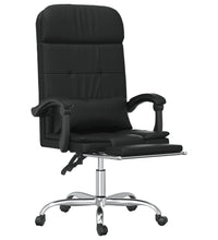 Bürostuhl mit Massagefunktion Schwarz Kunstleder