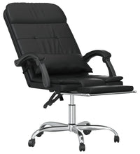 Bürostuhl mit Massagefunktion Schwarz Kunstleder