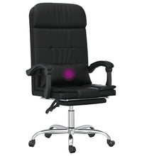 Bürostuhl mit Massagefunktion Schwarz Kunstleder